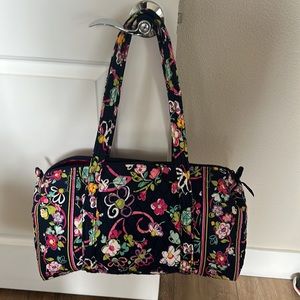 Vera Bradley "Ribbons" Retired Floral Duffle Quilted Women's Bag